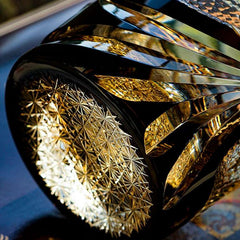 ClayWhispers Handcrafted Soaring Dragon Whisky Glass With Wooden Box