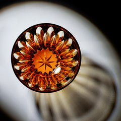 Edo Kiriko Handcrafted Lotus Glass