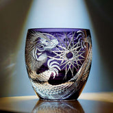 ClayWhispers Handcrafted Majestic Dragon Whisky Glass With Wooden Box