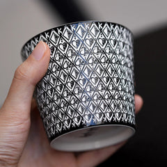 Mr. Magic Series Paperboard Themed Under-Glaze Floral Handcrafted Cup(220ML)