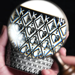 Mr. Magic Series Paperboard Themed Under-Glaze Floral Handcrafted Cup(220ML)