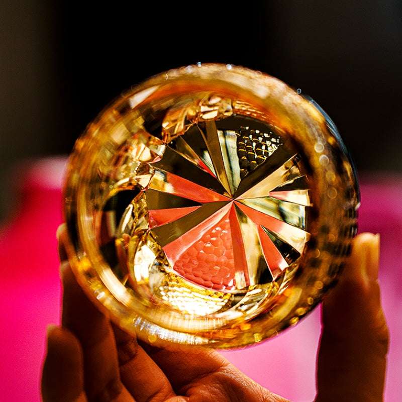 ClayWhispers Handcrafted Imperial Dark Knight Whisky Glass With Wooden Box