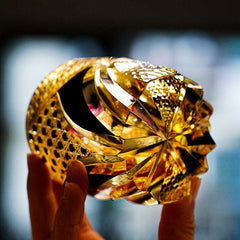 ClayWhispers Handcrafted Imperial Dark Knight Whisky Glass With Wooden Box