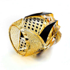 ClayWhispers Handcrafted Imperial Dark Knight Whisky Glass With Wooden Box