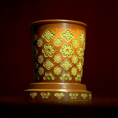 Handmade Tang Baoxiang Lidded Cup – Large Capacity Milk Tea & Office Mug