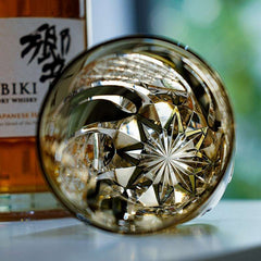 ClayWhispers Handcrafted Shadow Luminary Whisky Glass With Wooden Box