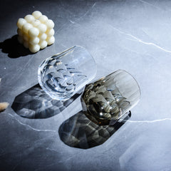 Edo Kiriko Handcrafted Kage Tate Whisky Glass