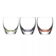 Toyo-Sasaki Handcrafted Shochikubai Sake Glass Set of Three