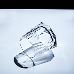 Edo Kiriko Handcrafted Hikari Tsuzumi Whisky Glass