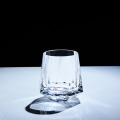 Edo Kiriko Handcrafted Hikari Tsuzumi Whisky Glass