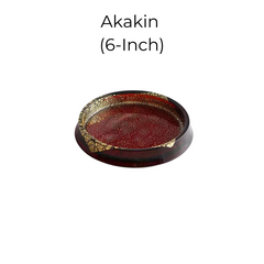 Toyo-Sasaki Handcrafted Gold Leaf Glass Plate Collection