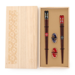 ISSOU Mankai Sakura Handcrafted Japanese Chopsticks Gift Set