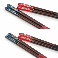 ISSOU Mankai Sakura Handcrafted Japanese Chopsticks Gift Set