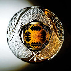 ClayWhispers Handcrafted Spade Serenity Whisky Glass With Wooden Box