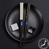 Kawai Cherry Blossom Japanese Handcrafted Couple Chopstick Gift Set