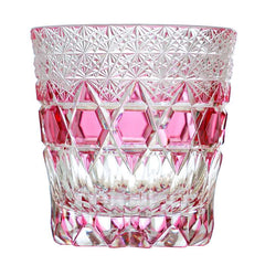 ClayWhispers Handcrafted Rose Fluorite Whisky Glass With Wooden Box