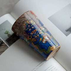 Handcraft Mahakala Cola Glass - Ritual-Inspired Drinkware