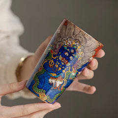 Handcraft Mahakala Cola Glass - Ritual-Inspired Drinkware