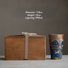 Handcraft Mahakala Cola Glass - Ritual-Inspired Drinkware