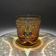 Edo Kiriko Sparkling Galaxy Crystal Whiskey Glass