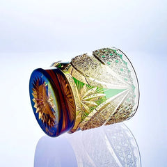 Edo Kiriko Sparkling Galaxy Crystal Whiskey Glass