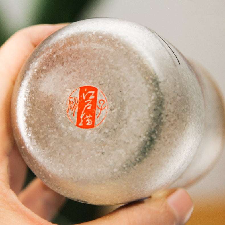 ClayWhispers Frosted Glass Beer Mug Gift Set