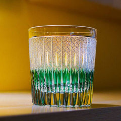 ClayWhispers Handcrafted Stellar Nexus Whisky Glass With Wooden Box