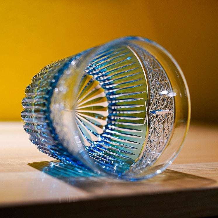 ClayWhispers Handcrafted Karmic Whisky Glass With Wooden Box