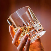 ClayWhispers Crystal Royale Whisky Glass With Wooden Box