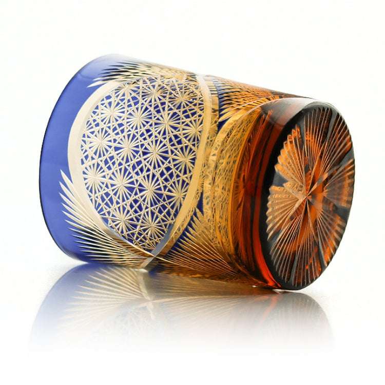 ClayWhispers Handcrafted Crane Feather Whisky Glass With Wooden Box