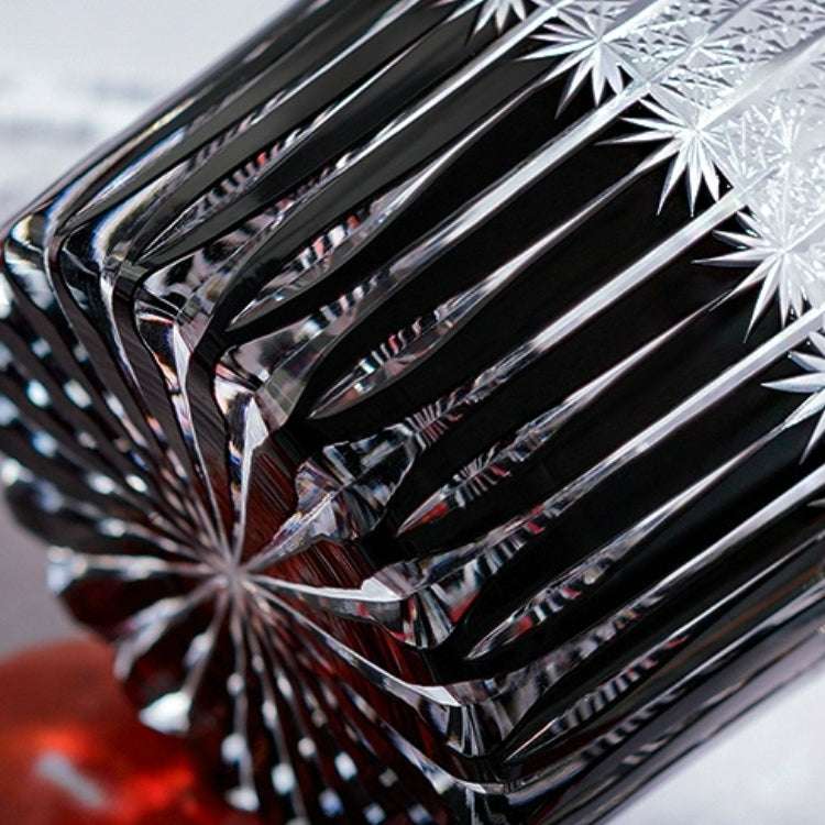 ClayWhispers Handcrafted Stellar Nexus Whisky Glass With Wooden Box