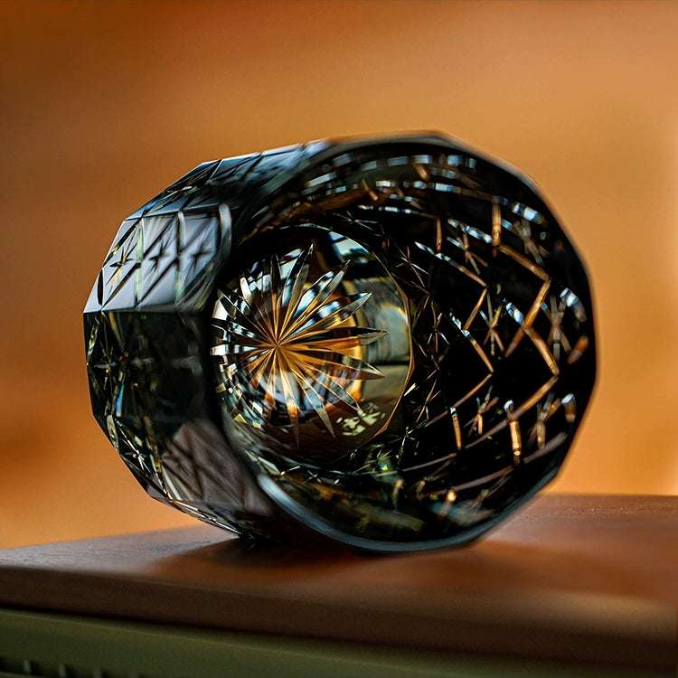 ClayWhispers Handcrafted Celestial Whisky Glass With Wooden Box