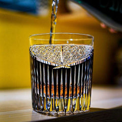 ClayWhispers Handcrafted Karmic Whisky Glass With Wooden Box