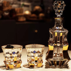 Bohemia Royal Crystal Whisky Decanter Set