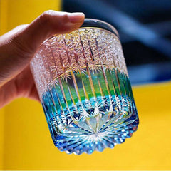 ClayWhispers Handcrafted Stellar Nexus Whisky Glass With Wooden Box