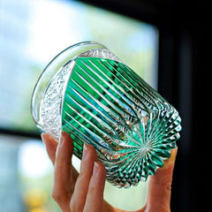 ClayWhispers Handcrafted Karmic Whisky Glass With Wooden Box