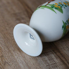 Japanese Tamikazu Hayashi Hand-painted Animal Theme Ceramic Tall Cup Gift Sets