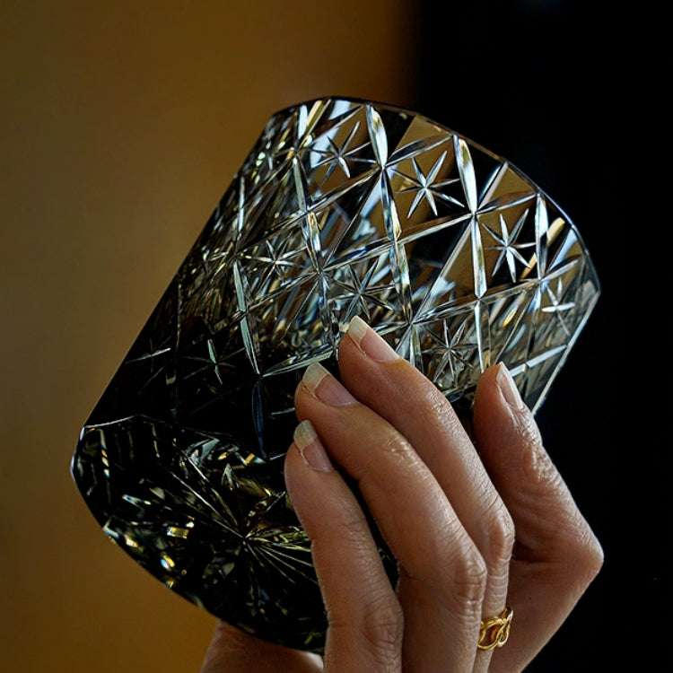 ClayWhispers Handcrafted Celestial Whisky Glass With Wooden Box