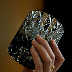 ClayWhispers Handcrafted Celestial Whisky Glass With Wooden Box