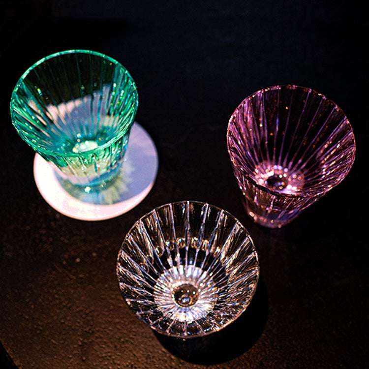 ClayWhispers Handcrafted Starlit Guqin Whisky Glass With Wooden Box