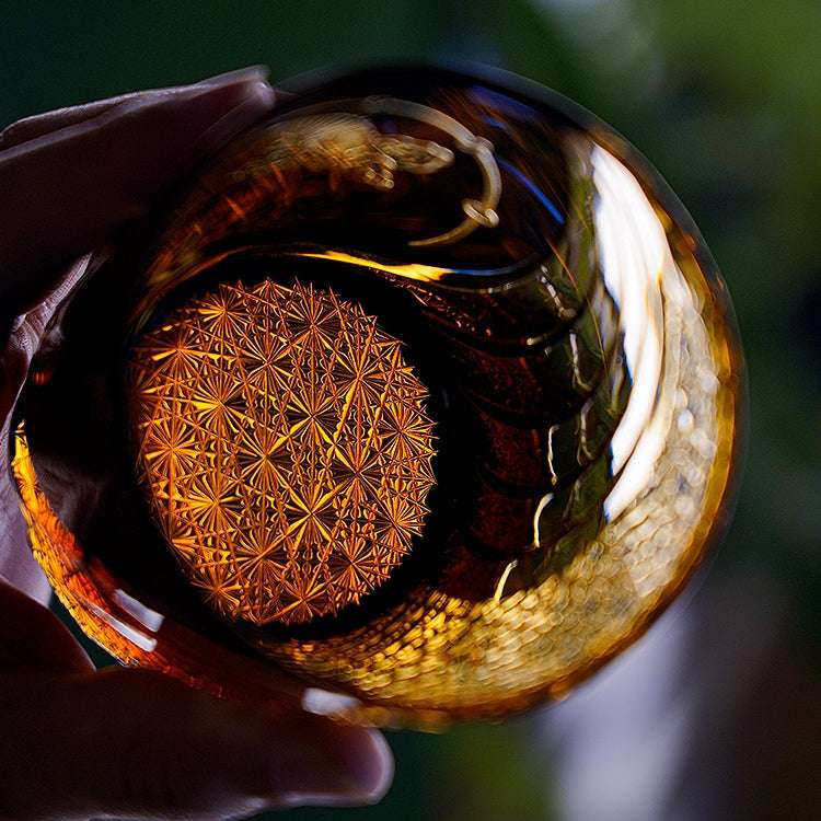 ClayWhispers Handcrafted Raijin Whisky Glass With Wooden Box