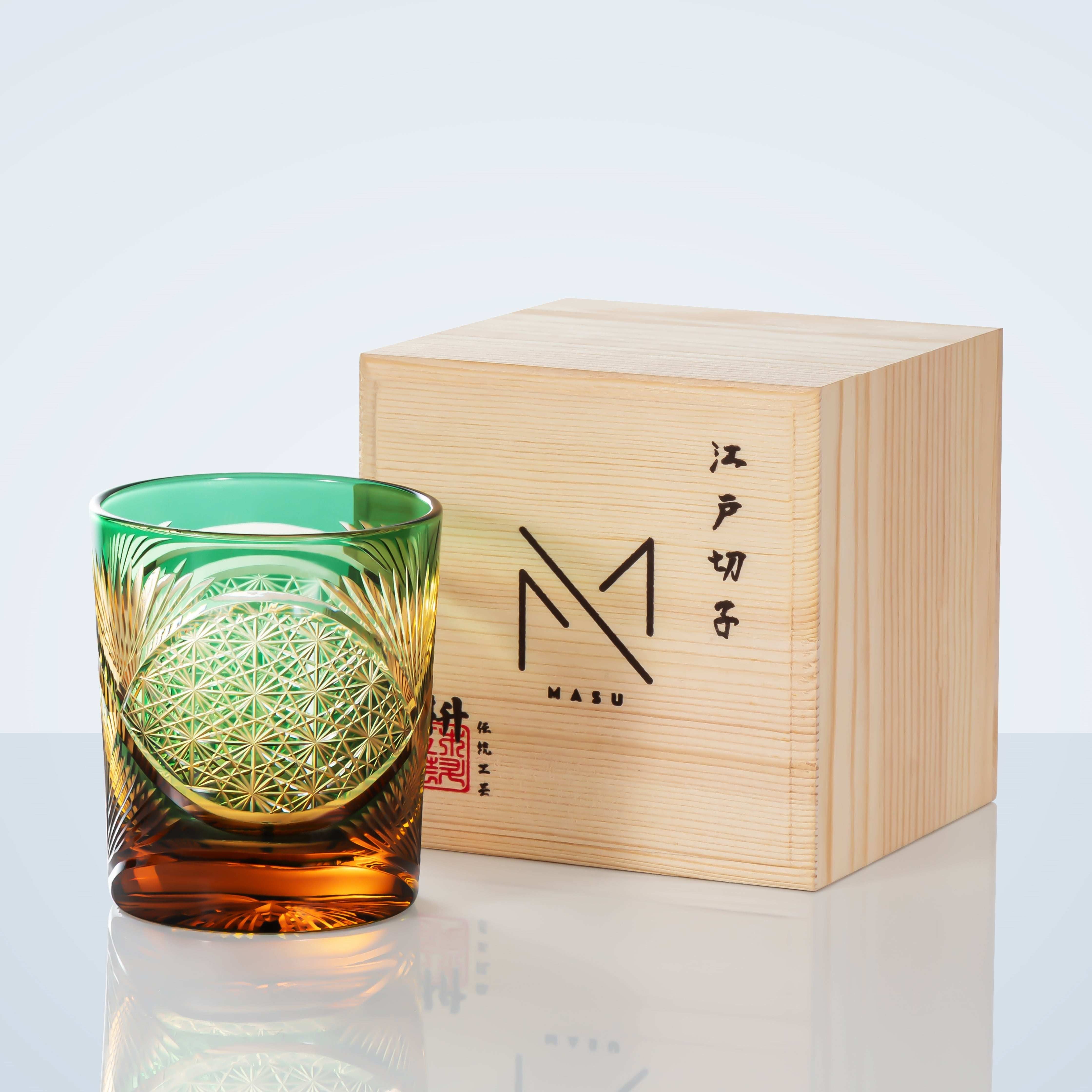 ClayWhispers Handcrafted Crane Feather Whisky Glass With Wooden Box
