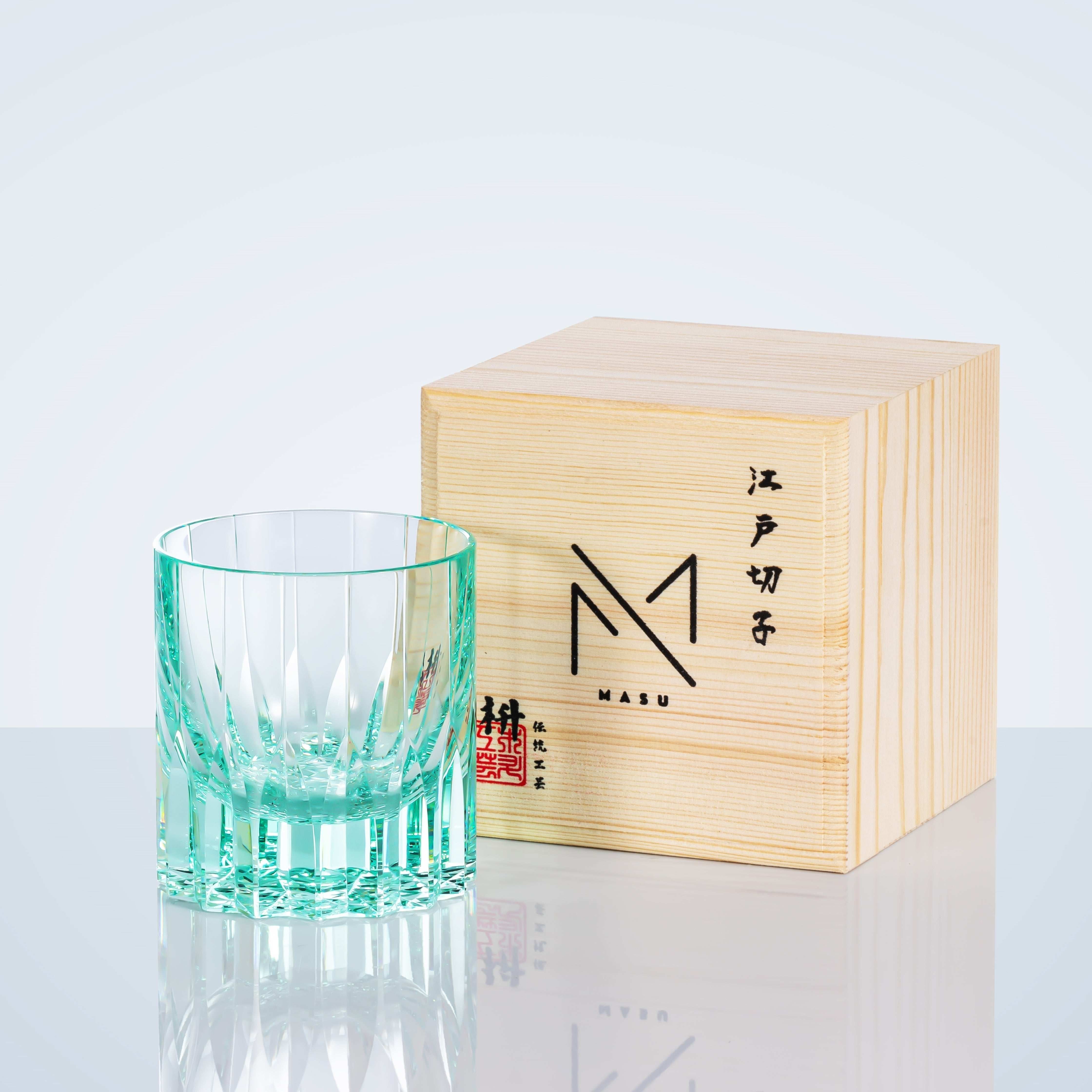 ClayWhispers Multi-Color Edition Dazzling Whisky Glasses With Wooden Box