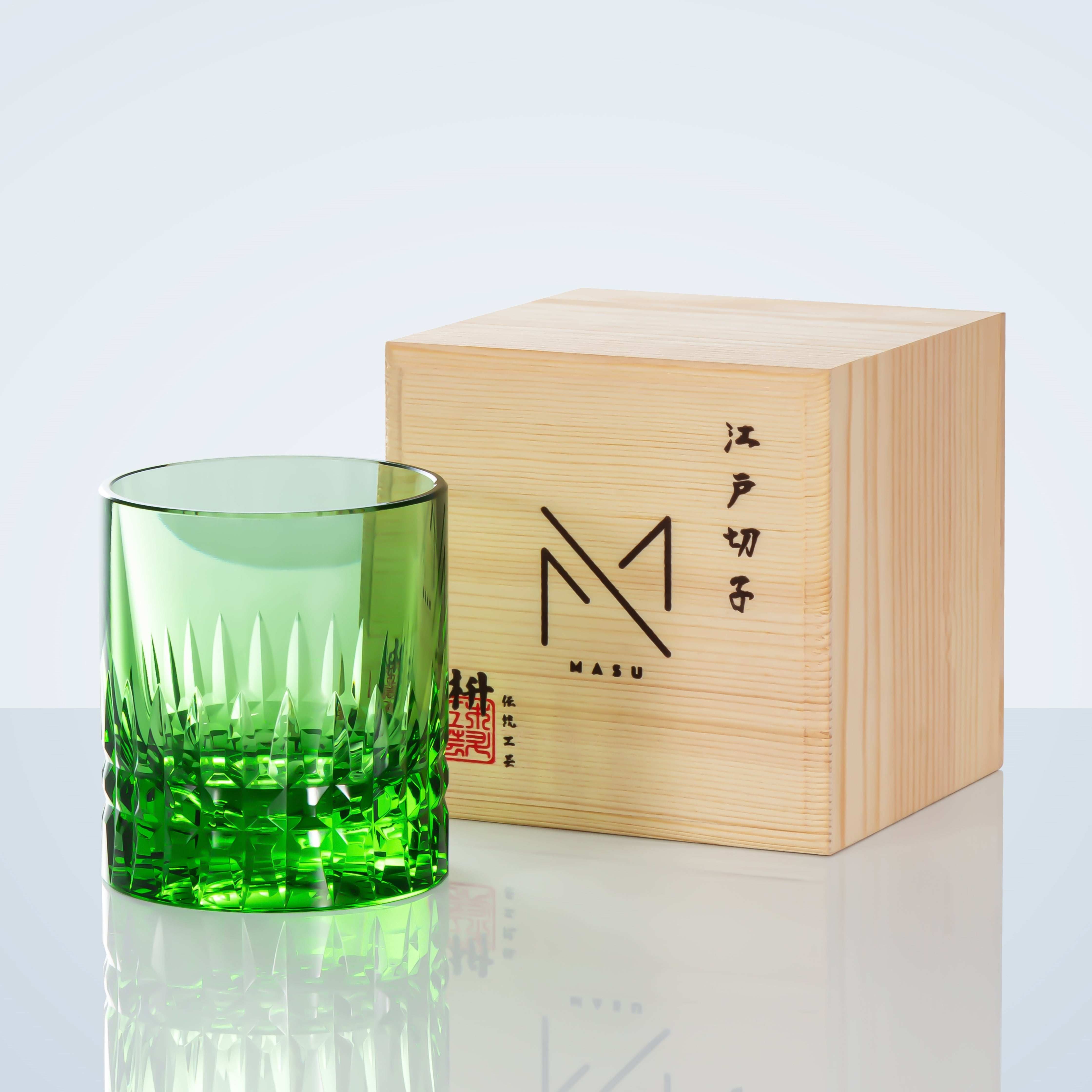 ClayWhispers Crystal Royale Whisky Glass With Wooden Box