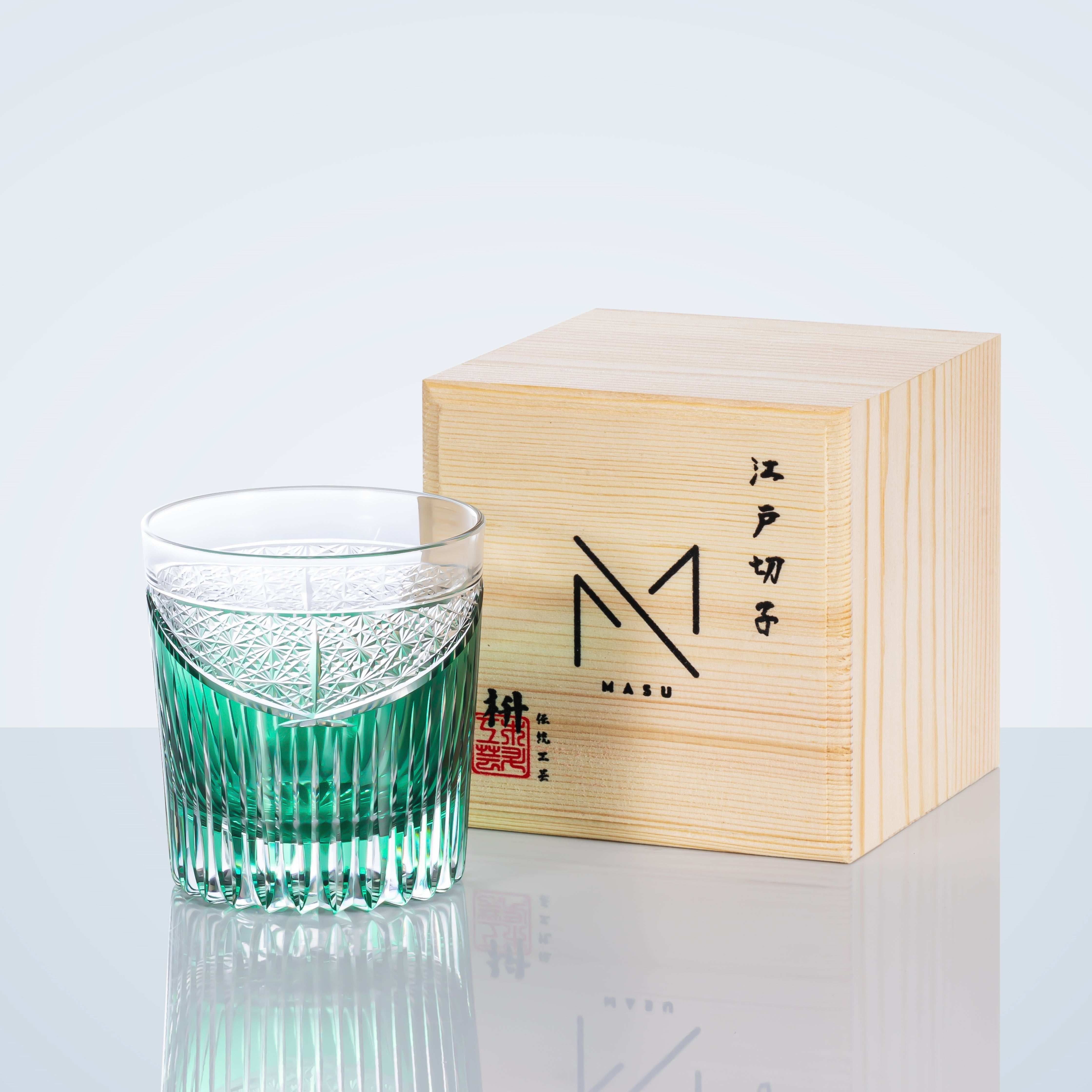 ClayWhispers Handcrafted Karmic Whisky Glass With Wooden Box