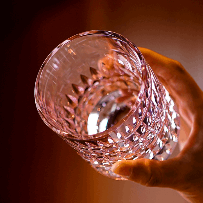 ClayWhispers Crystal Royale Whisky Glass With Wooden Box