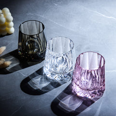 Edo Kiriko Handcrafted Kage Hana Whisky Glass