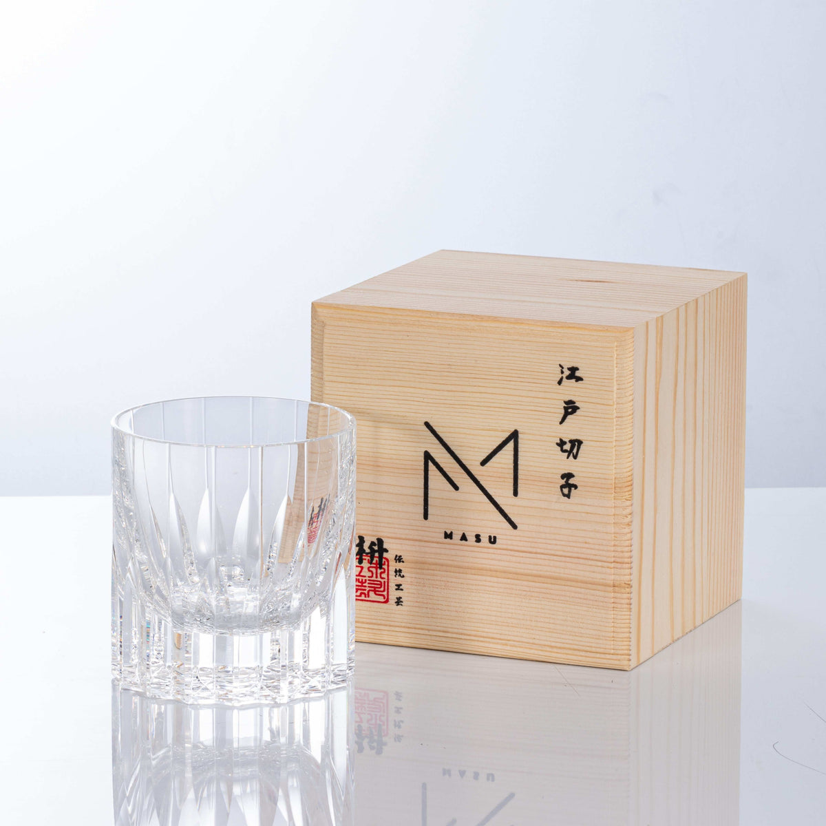 ClayWhispers Multi-Color Edition Dazzling Whisky Glasses With Wooden Box