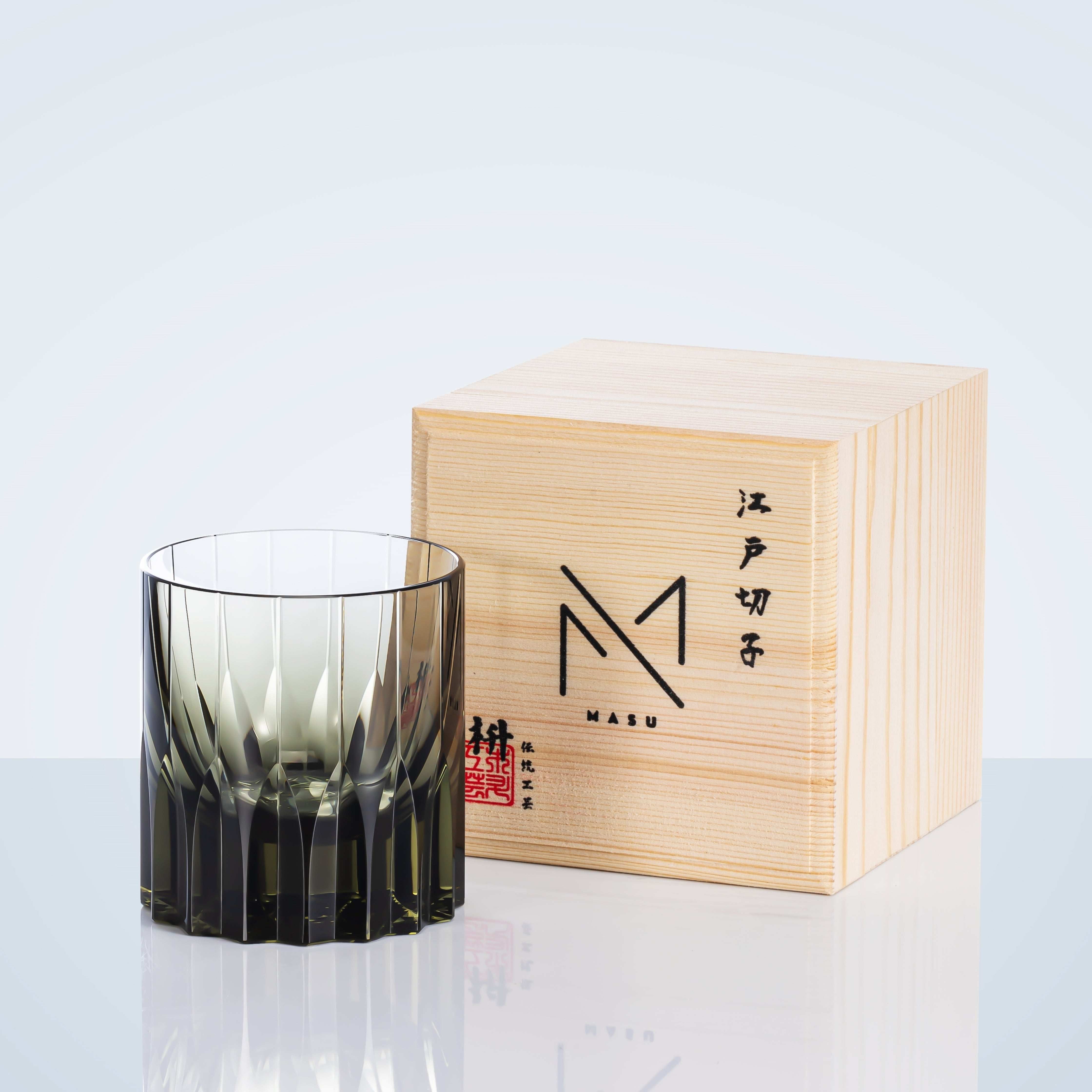ClayWhispers Multi-Color Edition Dazzling Whisky Glasses With Wooden Box