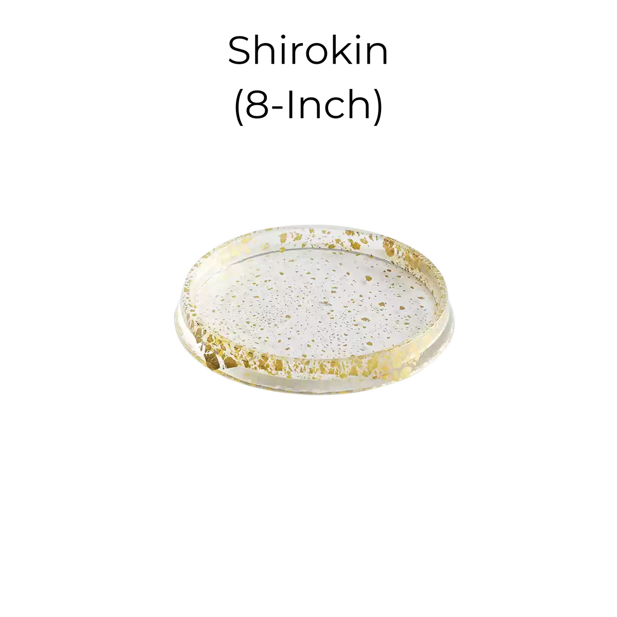 Toyo-Sasaki Handcrafted Gold Leaf Glass Plate Collection